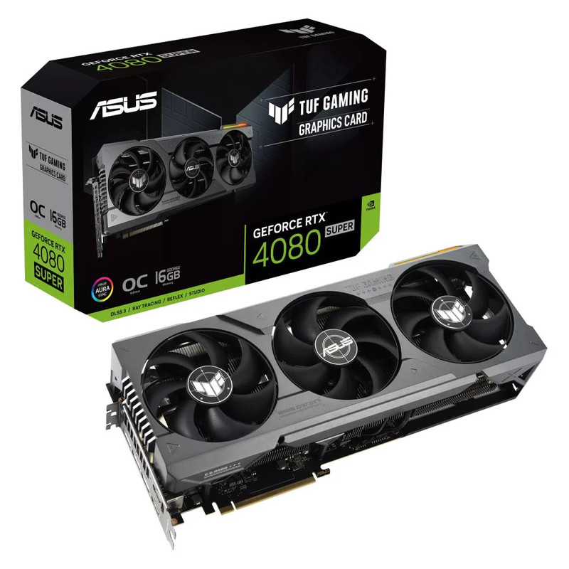 Asus TUF Gaming GeForce RTX 4080 Super 16GB GDDR6X OC Edition Gaming Graphics Card - كرت شاشة